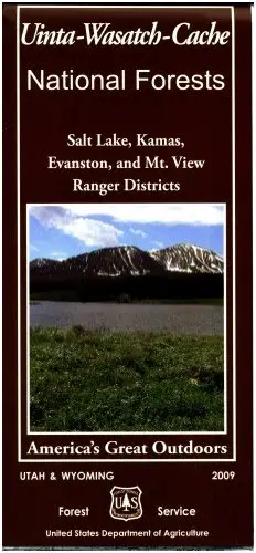 Map: Uinta-Wasatch Cache Nf: Salt Lake,Kamas,Evan. [Paperback] Forest Service 1