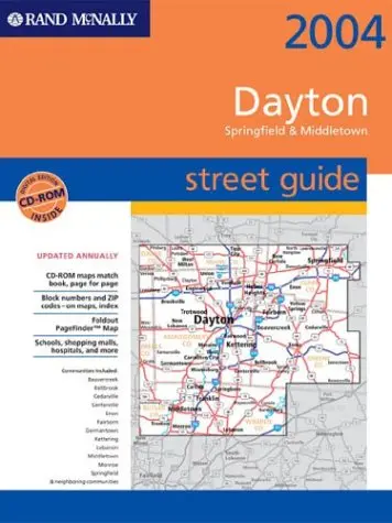 Street Guide-Dayton/Springfield/Middletown (Rand Mcnally Street Guides) [Spiral-Bound] Rand Mcnally & Company 1