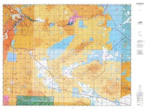 Arizona Gmu 44A Hunt Area / Game Management Units (Gmu) Map [Map] 1