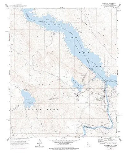 Gene Wash, California-Arizona 7.5' [Map] United Stated Geological Survey 1