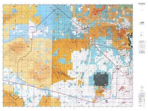 Arizona Gmu 42 Hunt Area / Game Management Unit (Gmu) Map 1