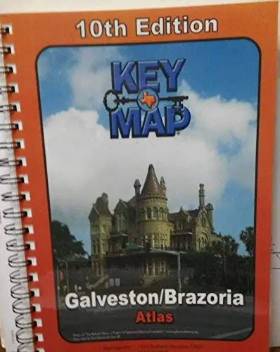 Key Map Galveston Brazoria Atlas [Spiral-Bound] Key Maps 1
