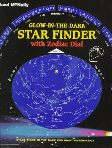 Glow-In-The-Dark Star Finder With Zodiac Dial Rand Mcnally 1