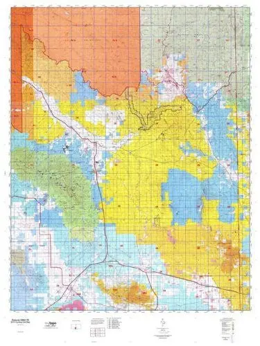Arizona Gmu 28 Hunt Area / Game Management Unit (Gmu) Map 1