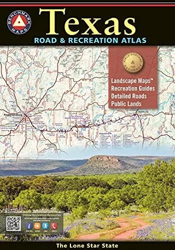 Texas Road & Recreation Atlas - 2Nd Edition, 2022 (Benchmark Road & Recreation Atlases) [Spiral-Bound] Benchmark Maps 1
