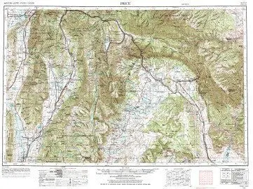 Price, Ut [Map] U.S. Geological Survey 1