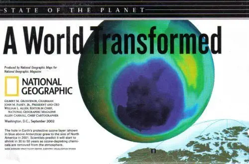 A World Transformed: State Of The Planet [Map] National Geographic Cartographic Division 1