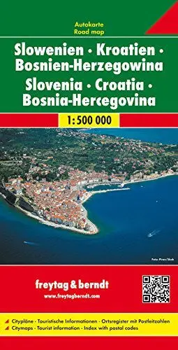 Slovenia/Croatia/Bosnia- Herzegovina [Map] Freytag-Berndt Und Artaria 1