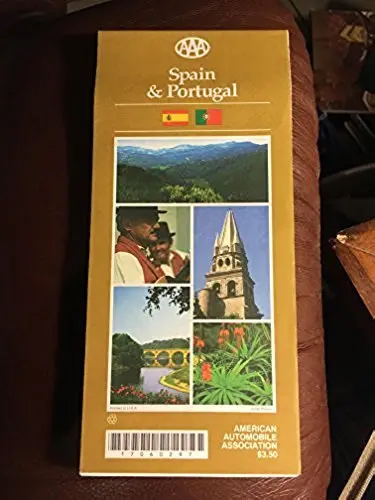 Aaa Spain, Portugal & North Africa Including Gibraltar, Andorra, Balearic Islands, Cannary Islands, Madseira, Morrocco, Algeria, Tunisia Road Map [Map] American Automobile Association 1