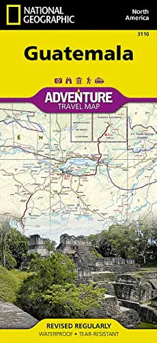 Guatemala Map (National Geographic Adventure Map, 3110) [Map] National Geographic Maps - Adventure 1