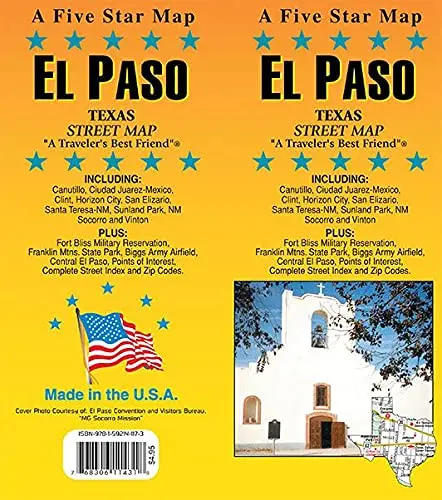 El Paso, Texas Street Map [Map] Five Star Maps 1