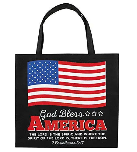 God Bless America Tote Bag 1