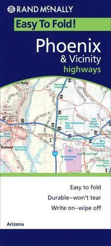 Rand Mcnally Easyfinder Phoenix & Vicinity Regional, Arizona Rand Mcnally 1