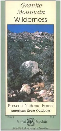 Map: Granite Mountain Wilderness [Paperback] Forest Service 1