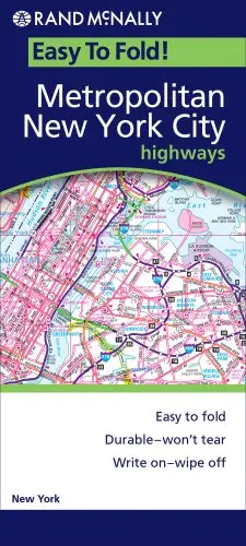 Rand Mcnally Metropolitan New York City, New York: Highways Rand Mcnally 1