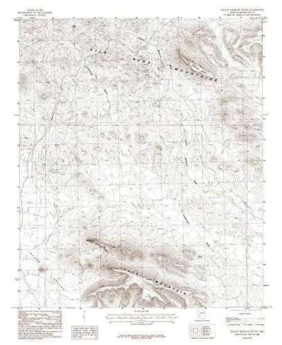 Yellow Medicine Butte, Arizona 7.5'×7.5' [Map] United Stated Geological Survey 1