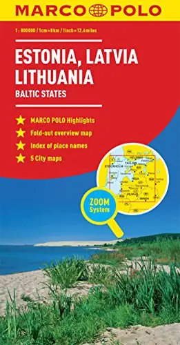 Estonia, Latvia, Lithuania Marco Polo Map (Baltic States) (Marco Polo Maps) Marco Polo Travel Publilshing 1