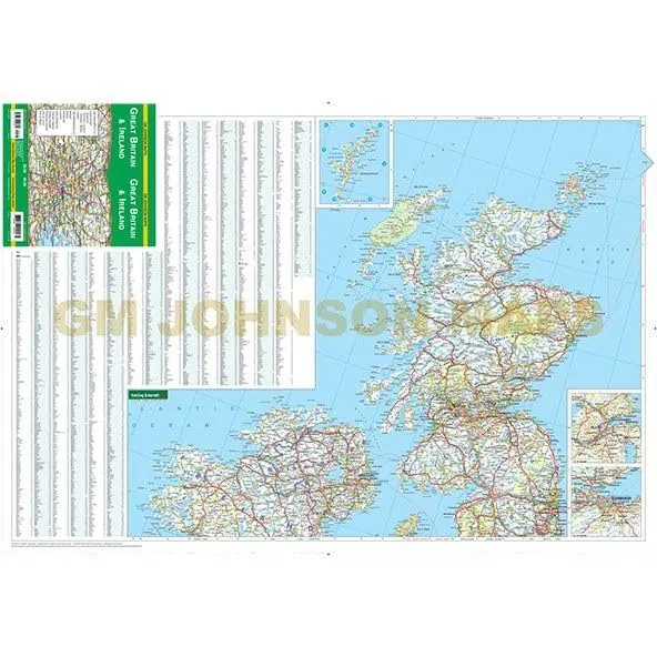 Great Britain & Ireland (International Map Series) Dry Erase Laminated [Map] Freytag & Berndt 1