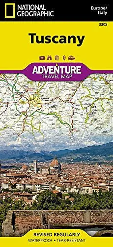 Tuscany Map [Italy] (National Geographic Adventure Map, 3305) [Map] National Geographic Maps - Adventure 1