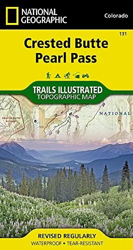 Crested Butte, Pearl Pass (National Geographic Trails Illustrated Map) By National Geographic Maps - Trails Illustrated (2013-01-01) [Map] 1