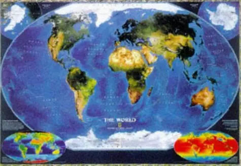 World Satellite Map 1