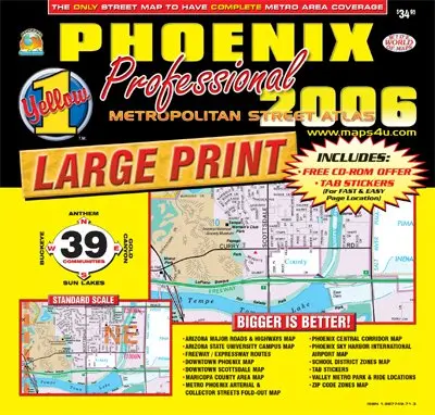 Phoenix Professional Metropolitan Street Atlas 2006 [Unknown Binding] Unknown Author 1