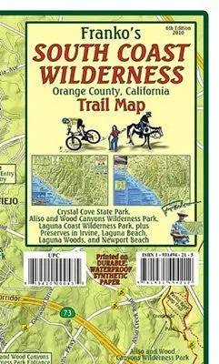 Franko Maps Ca South Coast Wilderness: Topographic Trail Maps 1