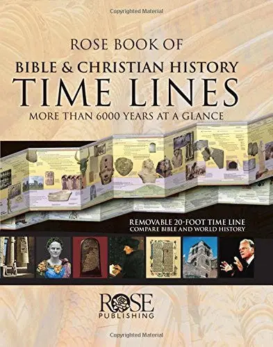 Rose Book Of Bible And Christian History Time Lines: More Than 6000 Years At A Glance [Hardcover] Rose Publishing 1