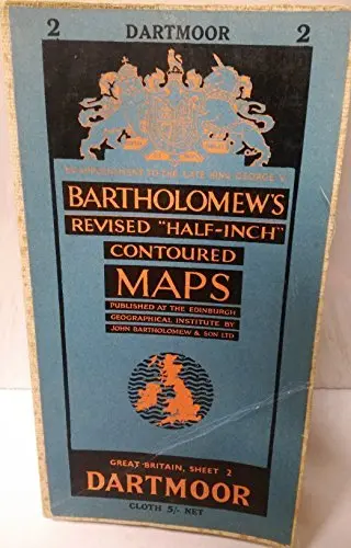 Bartholomew's Revised Half-Inch Contoured Maps: Sheet 36. Dartmoor [Map] 1