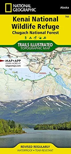 Kenai National Wildlife Refuge Map [Chugach National Forest] (National Geographic Trails Illustrated Map, 760) [Map] National Geographic Maps - Trails Illustrated 1