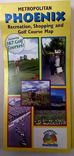 Metropolitan Phoenix Recreation, Shopping, And Golf Course Map: Featuring 167 Golf Courses Phoenix Mapping Service 1