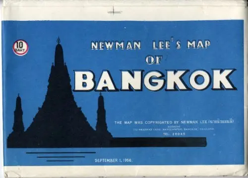 Newman Lee's Map Of Bangkok [Map] Newman Lee 1