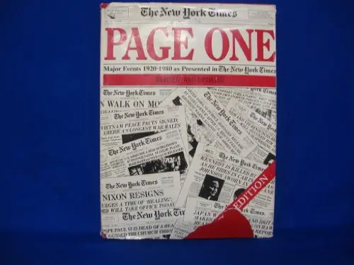 Page One: Major Events 1920 1980 As Presented In The New York Times Cohen, Herbert J 1