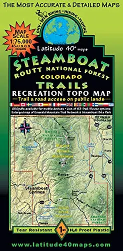 Steamboat – Routt National Forest Trails Recreation Topo Map [Map] Avenza Maps 1