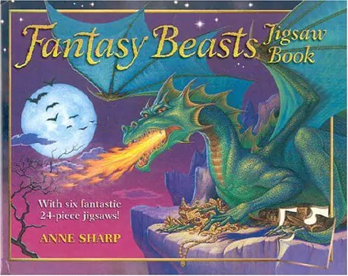 Fantasy Beasts Jigsaw Book [Hardcover] Anne Sharp 1