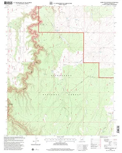 Hamilton Crossing, Az 7.5' [Map] United States Geological Survey 1