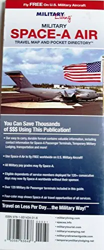 Military Space-A Air Travel Map And Pocket Directory (2009) [Map] J.J. Caddell 1