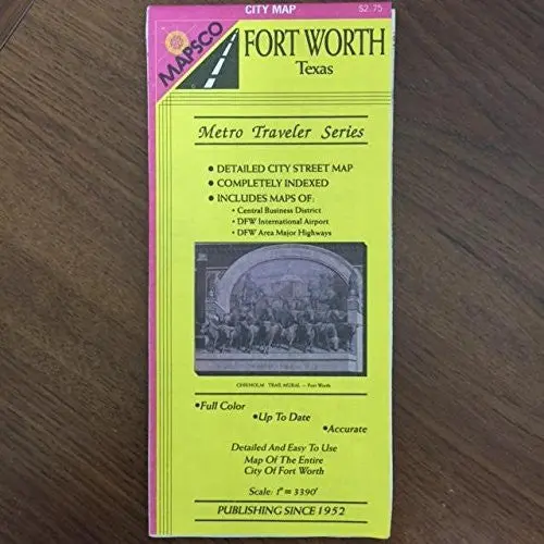 Fort Worth City Map [Map] Mapsco 1