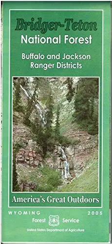 Bridger Teton National Forest Map (Buffalo & Jackson Rd) - Waterproof 1