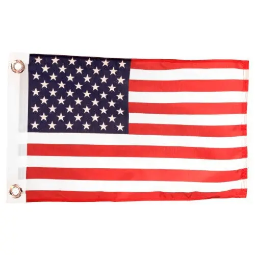 U.S.A. Flag 18-Inch × 12-Inch Printed Polyester 1