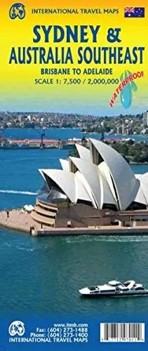 Sydney And Australia Southeast Travel Reference Map [Map] Itmb Publishing 1