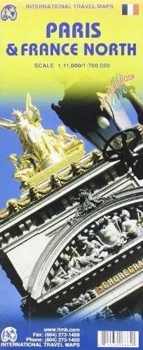 Paris & France North 1:11,000/1:700,000 (Collectible - Like New) 1
