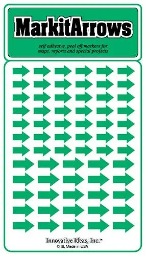 Mark-It Arrows: Assorted Green Arrows 1
