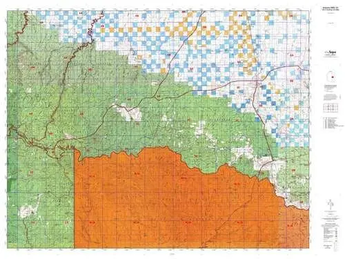 Arizona Gmu 03C Hunt Area / Game Management Unit (Gmu) Map 1