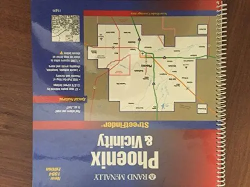 Rand Mcnally Phoenix And Vicinity (1994) Streetfinder [Ring-Bound] Rand Mcnally And Wide World Of Maps 1