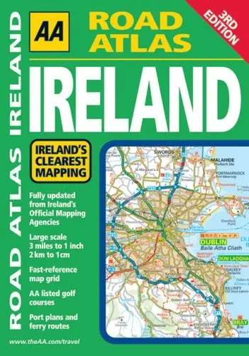 Aa Road Atlas Ireland (Aa Atlases And Maps) Aa Publishing 1