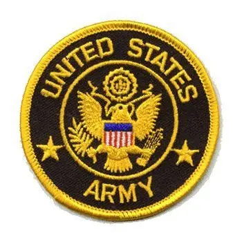 U.S. Army: An Embroidered Iron-On Patch (One-Pack) 1