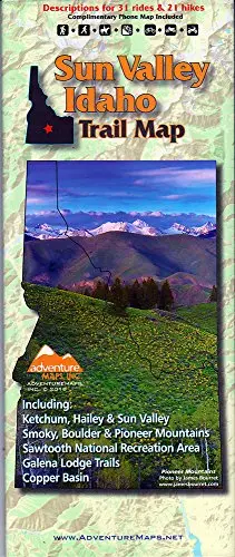Sun Valley Idaho Trail Map Adventures Maps And James Bourret (Cover Photo) 1