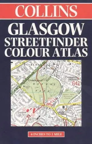 Glasgow Streetfinder: Collins Official Colour Map [Paperback] Collins Publishers 1