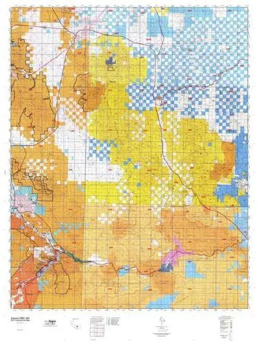 Arizona 16A Hunt Area / Game Management Unit (Gmu) Map 1